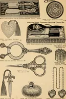 An illustration from Holiday specialties : jewelry, watches, silverware, musical goods, leather goods, sporting goods, etc. (1900)