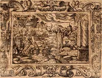 An illustration from The Holie Bible : conteynyng the Olde Testament and the Newe (1568)