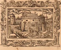 An illustration from The Holie Bible : conteynyng the Olde Testament and the Newe (1568)