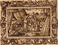 An illustration from The Holie Bible : conteynyng the Olde Testament and the Newe (1568)