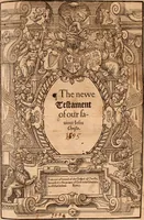 An illustration from The Holie Bible : conteynyng the Olde Testament and the Newe (1568)