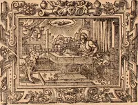 An illustration from The Holie Bible : conteynyng the Olde Testament and the Newe (1568)