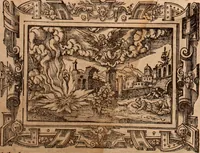 An illustration from The Holie Bible : conteynyng the Olde Testament and the Newe (1568)