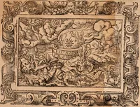 An illustration from The Holie Bible : conteynyng the Olde Testament and the Newe (1568)