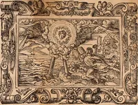 An illustration from The Holie Bible : conteynyng the Olde Testament and the Newe (1568)