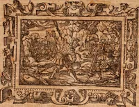 An illustration from The Holie Bible : conteynyng the Olde Testament and the Newe (1568)