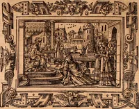 An illustration from The Holie Bible : conteynyng the Olde Testament and the Newe (1568)