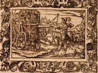 An illustration from The Holie Bible : conteynyng the Olde Testament and the Newe (1568)
