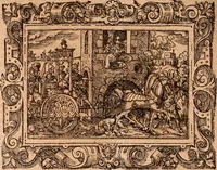 An illustration from The Holie Bible : conteynyng the Olde Testament and the Newe (1568)