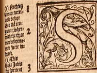 An illustration from The Holie Bible : conteynyng the Olde Testament and the Newe (1568)