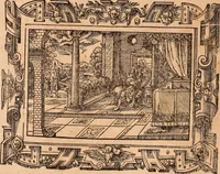 An illustration from The Holie Bible : conteynyng the Olde Testament and the Newe (1568)