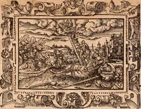 An illustration from The Holie Bible : conteynyng the Olde Testament and the Newe (1568)