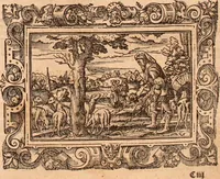 An illustration from The Holie Bible : conteynyng the Olde Testament and the Newe (1568)