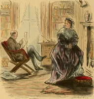 An illustration from Hollybush Hall, or, Open house in an open country (1871)