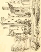 An illustration from Holly's country seats: containing lithographic designs for cottages, villas, mansions, etc., with their accompanying outbuildings; also, country churches, city buildings, railway stations, etc., etc (1863)