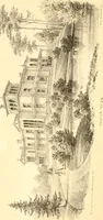 An illustration from Holly's country seats: containing lithographic designs for cottages, villas, mansions, etc., with their accompanying outbuildings; also, country churches, city buildings, railway stations, etc., etc (1863)