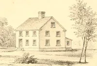 An illustration from Holly's country seats: containing lithographic designs for cottages, villas, mansions, etc., with their accompanying outbuildings; also, country churches, city buildings, railway stations, etc., etc (1863)