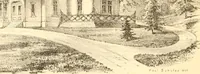 Picture 9 of 44 from Holly's country seats: containing lithographic designs for cottages, villas, mansions, etc., with their accompanying outbuildings; also, country churches, city buildings, railway stations, etc., etc (1863), leaf 97
