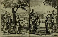 An illustration from The Holy Bible : containing the Old Testament and the New (1671)