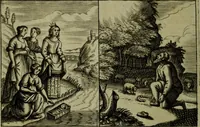 An illustration from The Holy Bible : containing the Old Testament and the New (1671)