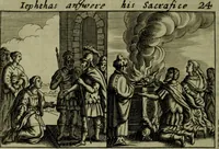 An illustration from The Holy Bible : containing the Old Testament and the New (1671)