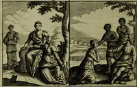 An illustration from The Holy Bible : containing the Old Testament and the New (1671)