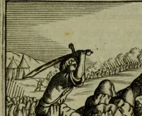 An illustration from The Holy Bible : containing the Old Testament and the New (1671)