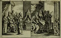 An illustration from The Holy Bible : containing the Old Testament and the New (1671)