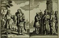 An illustration from The Holy Bible : containing the Old Testament and the New (1671)