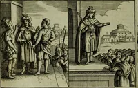 An illustration from The Holy Bible : containing the Old Testament and the New (1671)