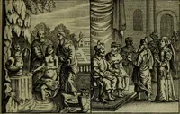 An illustration from The Holy Bible : containing the Old Testament and the New (1671)