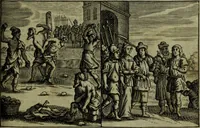An illustration from The Holy Bible : containing the Old Testament and the New (1671)