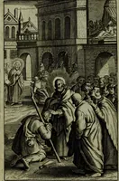 An illustration from The Holy Bible : containing the Old Testament and the New (1671)