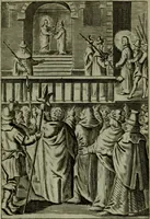 An illustration from The Holy Bible : containing the Old Testament and the New (1671)
