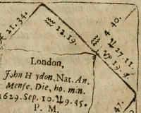 An illustration from The holy guide : leading the way to the wonder of the world : a compleat phisitian, teaching the knowledge of all things, past, present, and to come, viz., of pleasure, long life, health, youth, blessedness, wisdome and virtue, and to cure, change, and remedy all diseases in young and old : with Rosie Crucian medicines which are verified by a practical examination of principles in the great world and fitted for the easie understanding, plain practise, use, and benefit of mean capacities (1662)