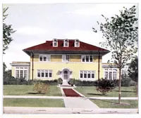 An illustration from The home beautiful elevations : a collections of practical suggestions for beautifying the home, inside and out. (1910)