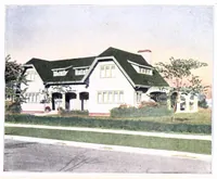 An illustration from The home beautiful elevations : a collections of practical suggestions for beautifying the home, inside and out. (1910)