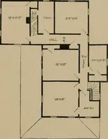 An illustration from Home building. A reliable book of facts, relative to building, living, materials, costs, at about 400 places from New York to San Francisco. Containing 42 plates and 45 original designs of buildings .. (1877)