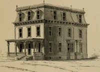 Picture 49 of 133 from Home building. A reliable book of facts, relative to building, living, materials, costs, at about 400 places from New York to San Francisco. Containing 42 plates and 45 original designs of buildings .. (1877), leaf 104
