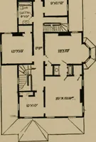 An illustration from Home building. A reliable book of facts, relative to building, living, materials, costs, at about 400 places from New York to San Francisco. Containing 42 plates and 45 original designs of buildings .. (1877)