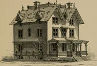 Picture 84 of 133 from Home building. A reliable book of facts, relative to building, living, materials, costs, at about 400 places from New York to San Francisco. Containing 42 plates and 45 original designs of buildings .. (1877), leaf 160