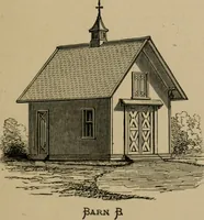 An illustration from Home building. A reliable book of facts, relative to building, living, materials, costs, at about 400 places from New York to San Francisco. Containing 42 plates and 45 original designs of buildings .. (1877)