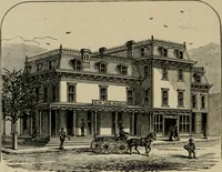 An illustration from Home building. A reliable book of facts, relative to building, living, materials, costs, at about 400 places from New York to San Francisco. Containing 42 plates and 45 original designs of buildings .. (1877)