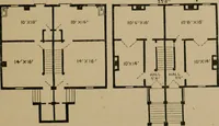 An illustration from Home building. A reliable book of facts, relative to building, living, materials, costs, at about 400 places from New York to San Francisco. Containing 42 plates and 45 original designs of buildings .. (1877)