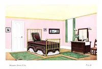 Picture 5 of 15 from Home decorative interior suggestions : Sani-flat, a sanitary flat oil paint. (1910), leaf 19