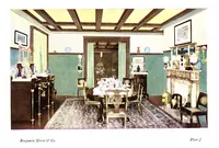 Picture 9 of 15 from Home decorative interior suggestions : Sani-flat, a sanitary flat oil paint. (1910), leaf 29