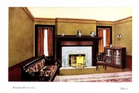 An illustration from Home decorative interior suggestions : Sani-flat, a sanitary flat oil paint. (1910)