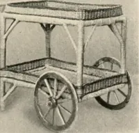An illustration from Home furnishing; facts and figures about furniture, carpets and rugs, lamps and lighting fixtures, wall papers, window shades and draperies, tapestries, etc. (1913)