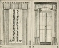 An illustration from Home furnishing; facts and figures about furniture, carpets and rugs, lamps and lighting fixtures, wall papers, window shades and draperies, tapestries, etc. (1913)