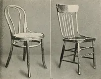 An illustration from Home furnishing; facts and figures about furniture, carpets and rugs, lamps and lighting fixtures, wall papers, window shades and draperies, tapestries, etc. (1913)